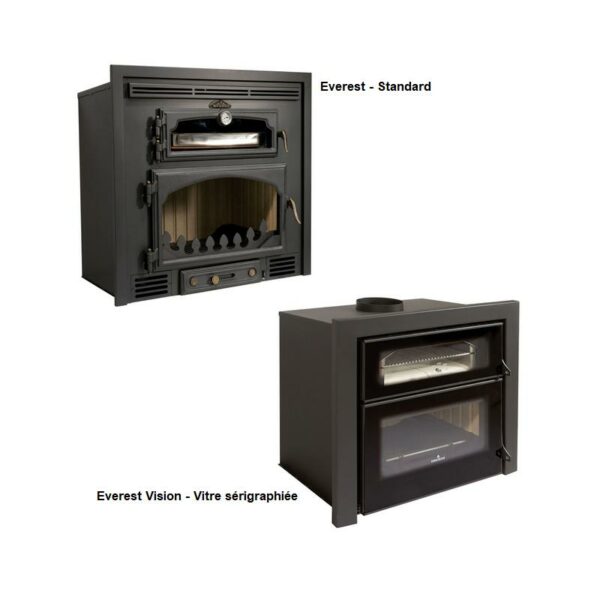 Insert à bois avec four ventilé canalisable – BRONPI Everest 14 kW