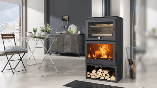 Poêle à bois PANADERO – GOURMET EcoDesign 7,1 kW avec four
