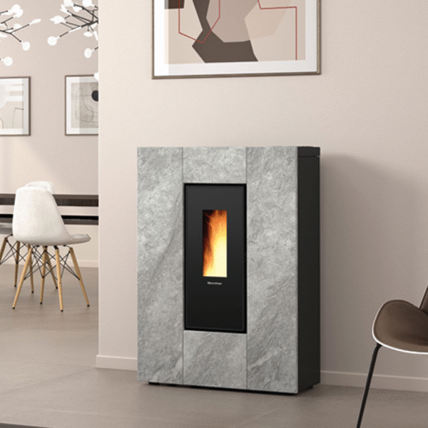 Poêle à granulés Canalisable Marilena Plus AD – 8 Kw