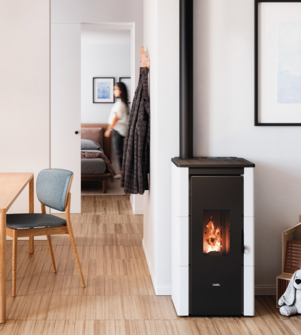 Poêle à granulés étanche CADEL CRISTAL UP  7Kw