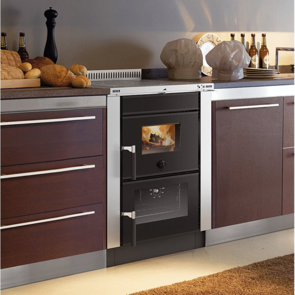 Cuisinière à bois encastrable Vicenza Evo – 6 Kw