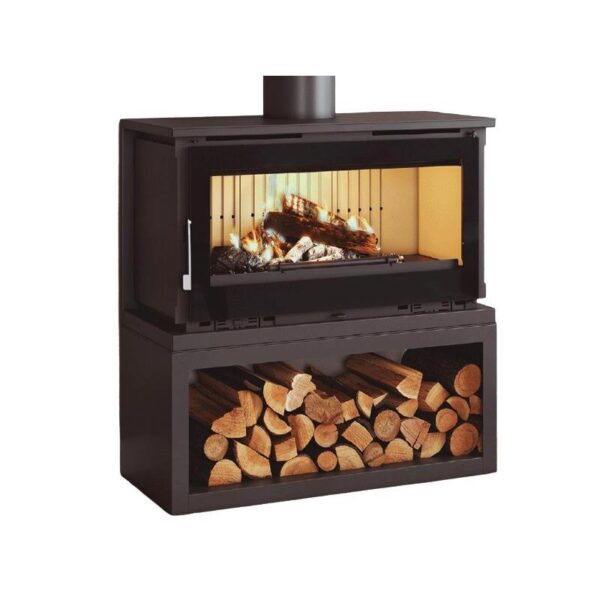 Poêle à bois panoramique – FIREMATIC Toronto – L 13.3 kW
