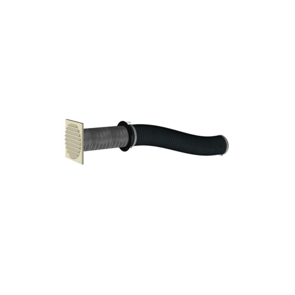 Kit arrivée d’air directe obturable poêle à bois Diamètre 125 mm pour traversée de mur