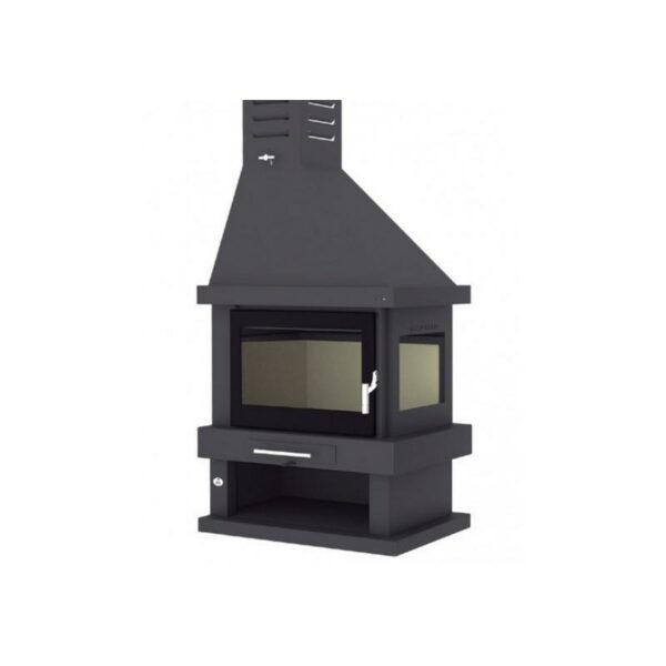 Cheminée à bois d’angle – FIREMATIC Alabama 10.5 kW