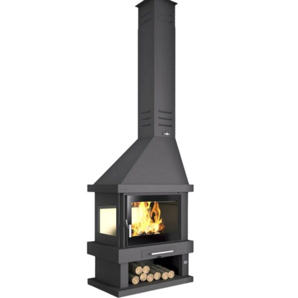 Cheminée à bois d’angle – FIREMATIC Atlanta 10.5 kW