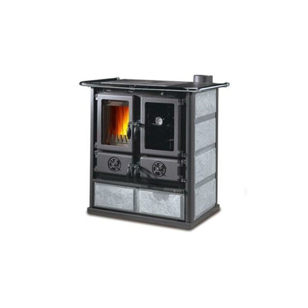 Cuisinière à bois raccordable en pierre – LA NORDICA Rosetta 5.0 Pierre 7.9 kW