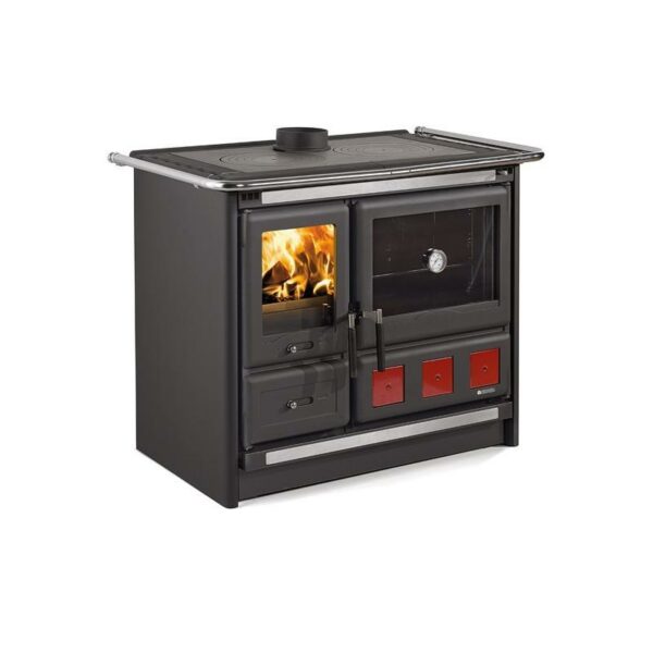 Cuisinière à bois raccordable – LA NORDICA Rosa XXL 5.0 Steel 11 kW