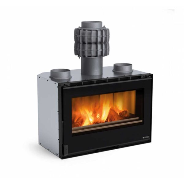 Insert à bois 80 PRS Crystal ventilé 9kW