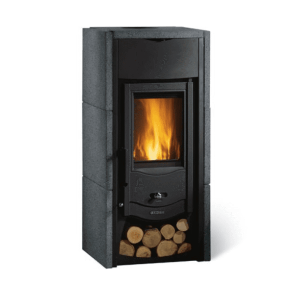 Poêle à bois Asia Pierre Vulcan 7kW