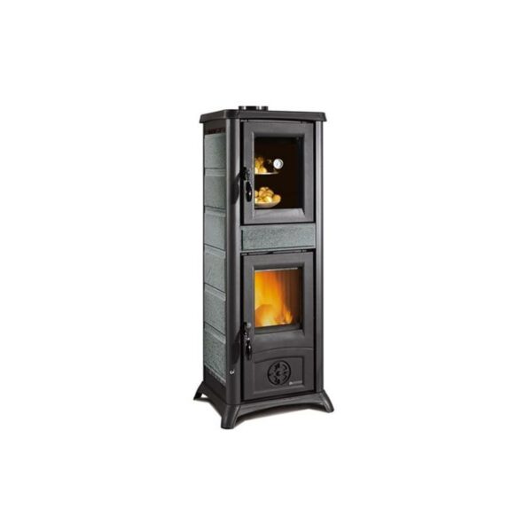 Poêle à bois avec four – LA NORDICA Gemma Forno 5.0 Pierre 7.3 kW