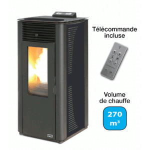 Poêle à granulés Hydro Roccapina 15kW