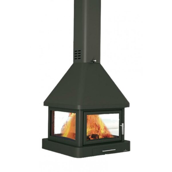 Cheminée suspendue à bois 4 faces – BRONPI Huelva – C 16 kW